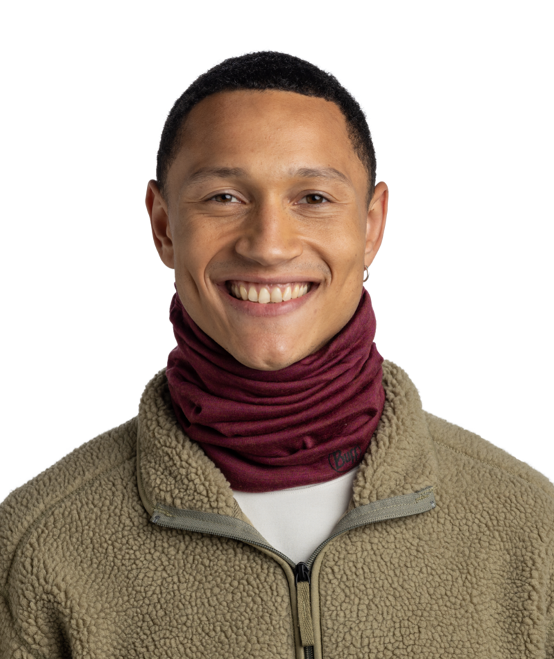 Buff Merino Midweight Melange Adult Tibetan Red-1