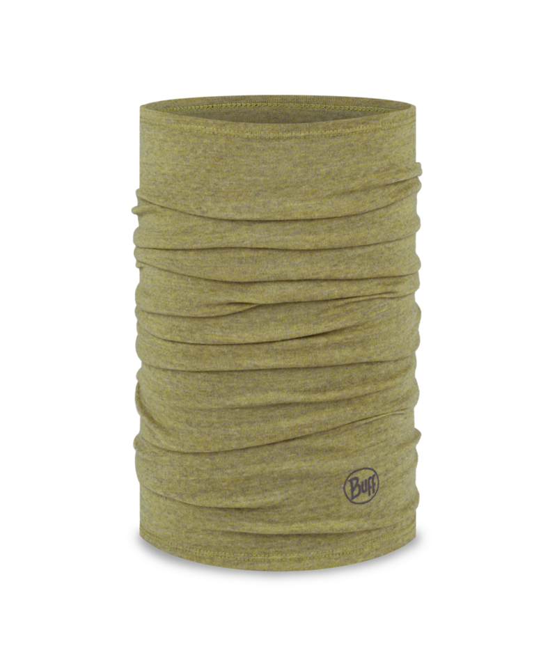 Buff Merino Midweight Melange Adult Gingko Green Neck Warmer
