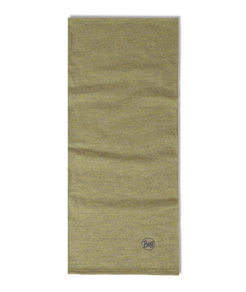 Buff Merino Midweight Melange Adult Gingko Green Neck Warmer-5