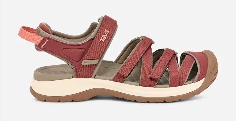 Teva Womens Tirra Sport Closed Toe Sandal - Mahogany