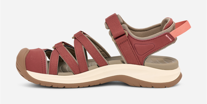 Teva Womens Tirra Sport Closed Toe Sandal - Mahogany-2