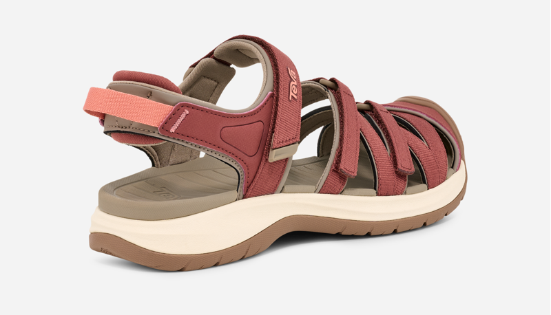 Teva Womens Tirra Sport Closed Toe Sandal - Mahogany-3