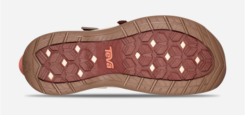 Teva Womens Tirra Sport Closed Toe Sandal - Mahogany-5
