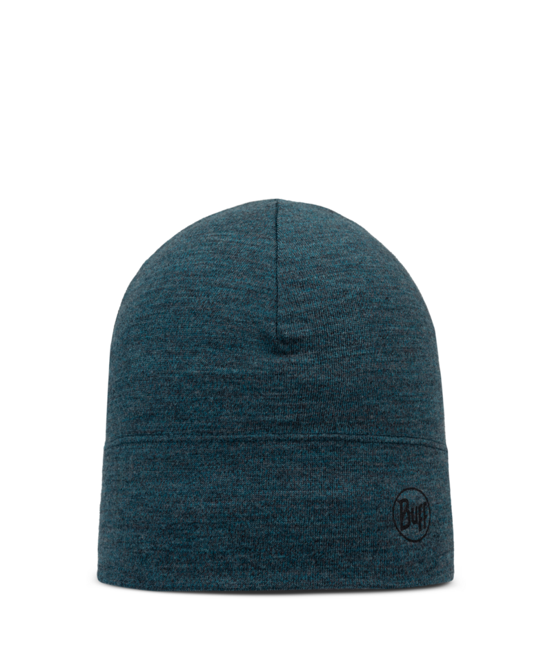 Buff Merino Midweight Beanie Melange T Tourmaline-3