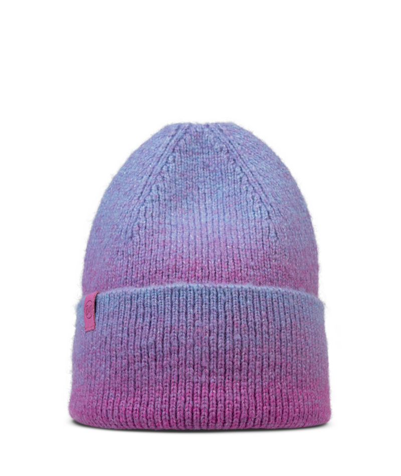 Buff Knitted Beanie Marin Orchid-1