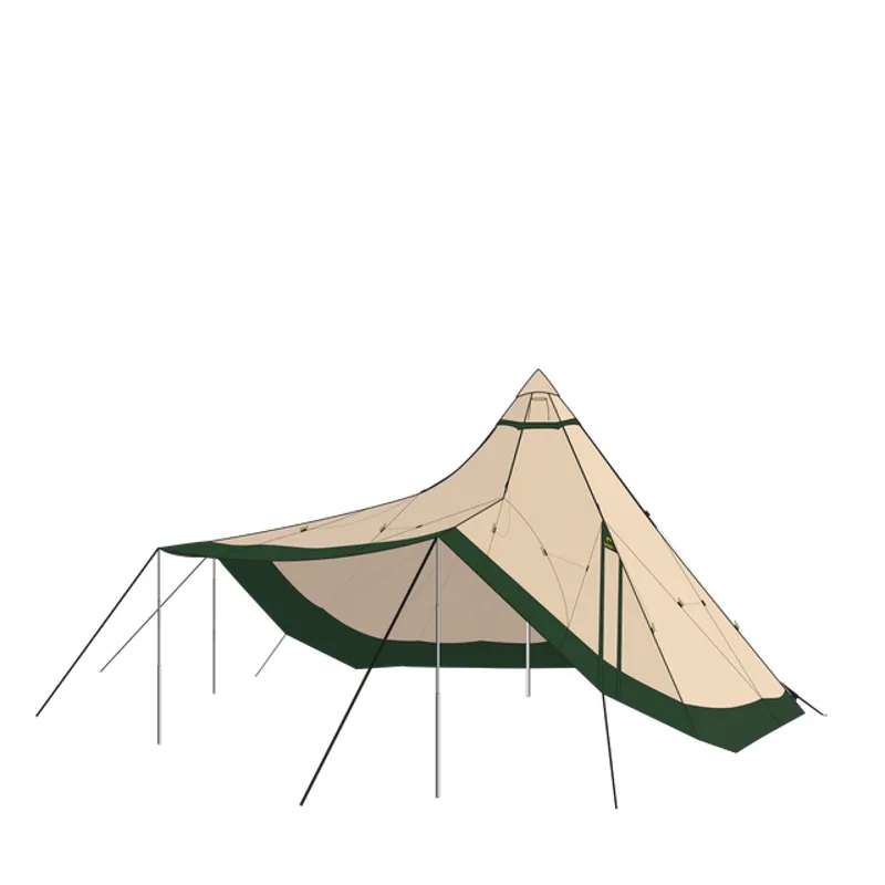 Tentipi SafirFlex 9 Tipi Tent with Open up Sides-1