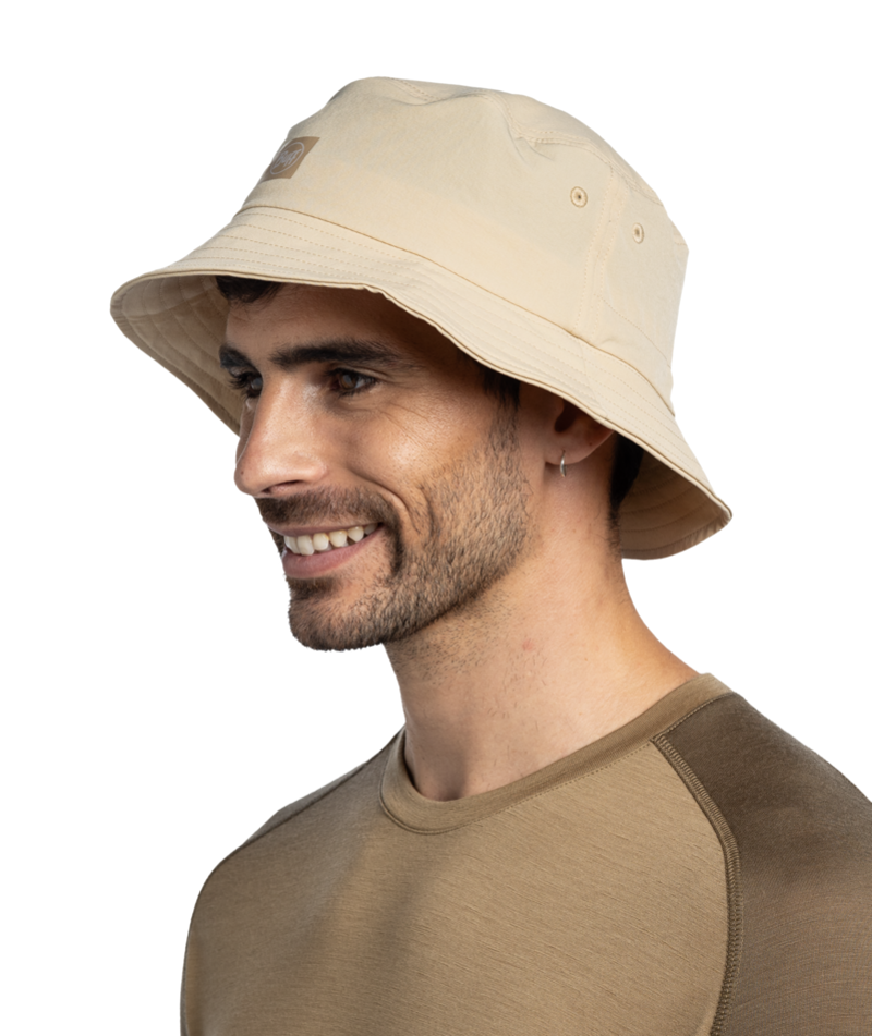 Buff Adventure Bucket Hat Solid Sand