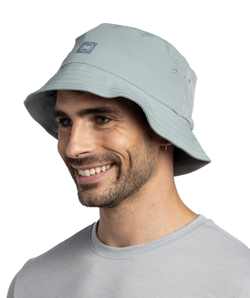 Buff Adventure Bucket Hat Solid Flint