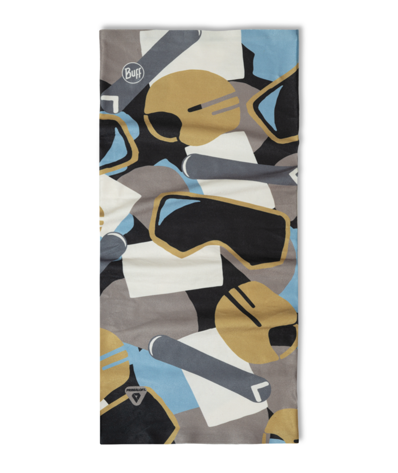 Buff Thermonet Beldar Adult Gingko Pattern Neck Warmer-4