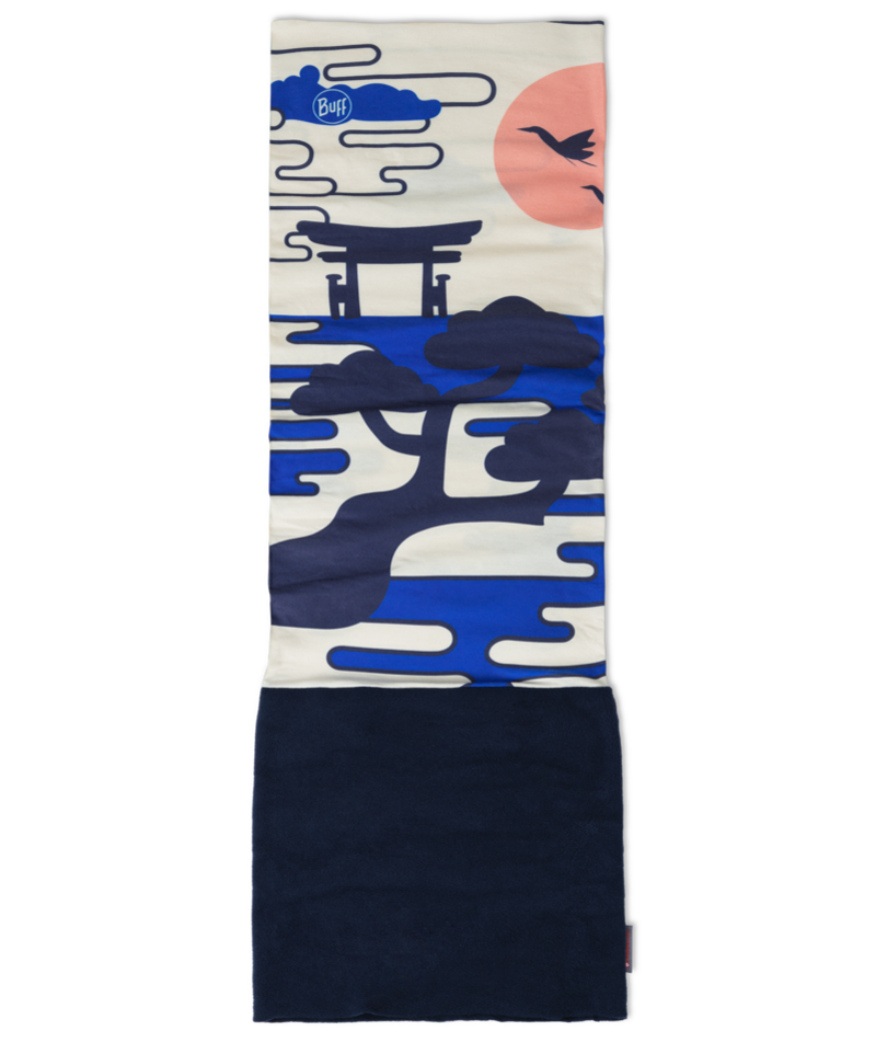 Buff Polar Hirajy Adult Blue Neck Gaiter Snood Balaclava Combo-5