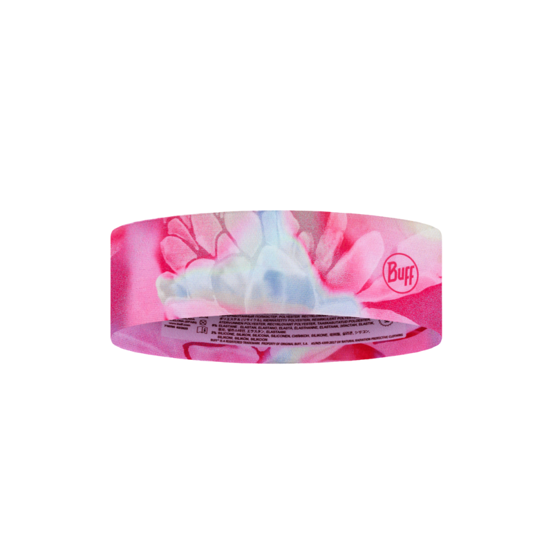 Buff Coolnet Uv Slim Headband Esmerald Fluor Fuchsia