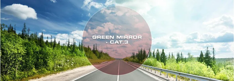 Bloc Riser XG1Black and Green/Green Mirror Sunglasses-2