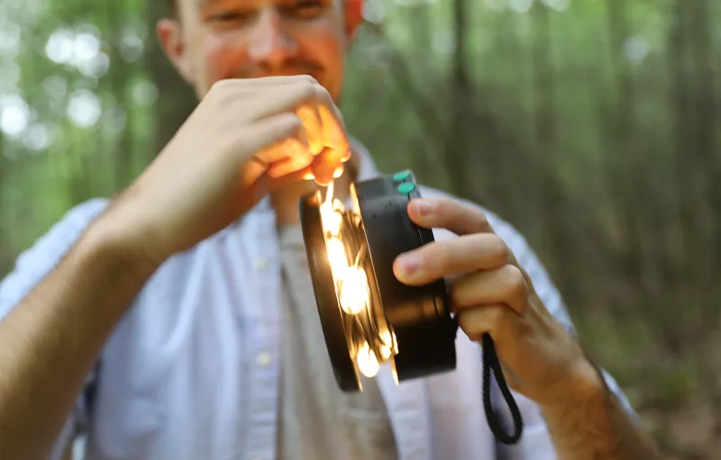 Luci Solar String Lights + Mobile Charger for Camping-4