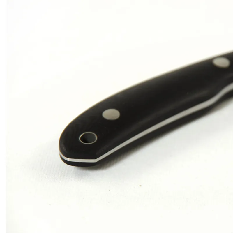 Casstrom Safari Knife Black G10 - Leather Sheath-2