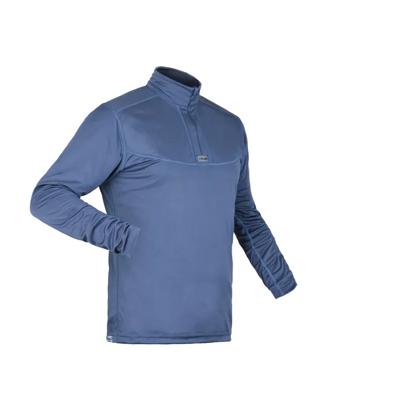 Paramo Mens Cambia Zip Neck Baselayer Indigo Blue-1