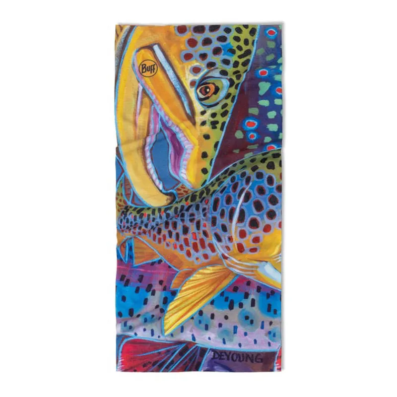 Buff Angler Coolnet Uv Derek De Young Trout Confetti Adult