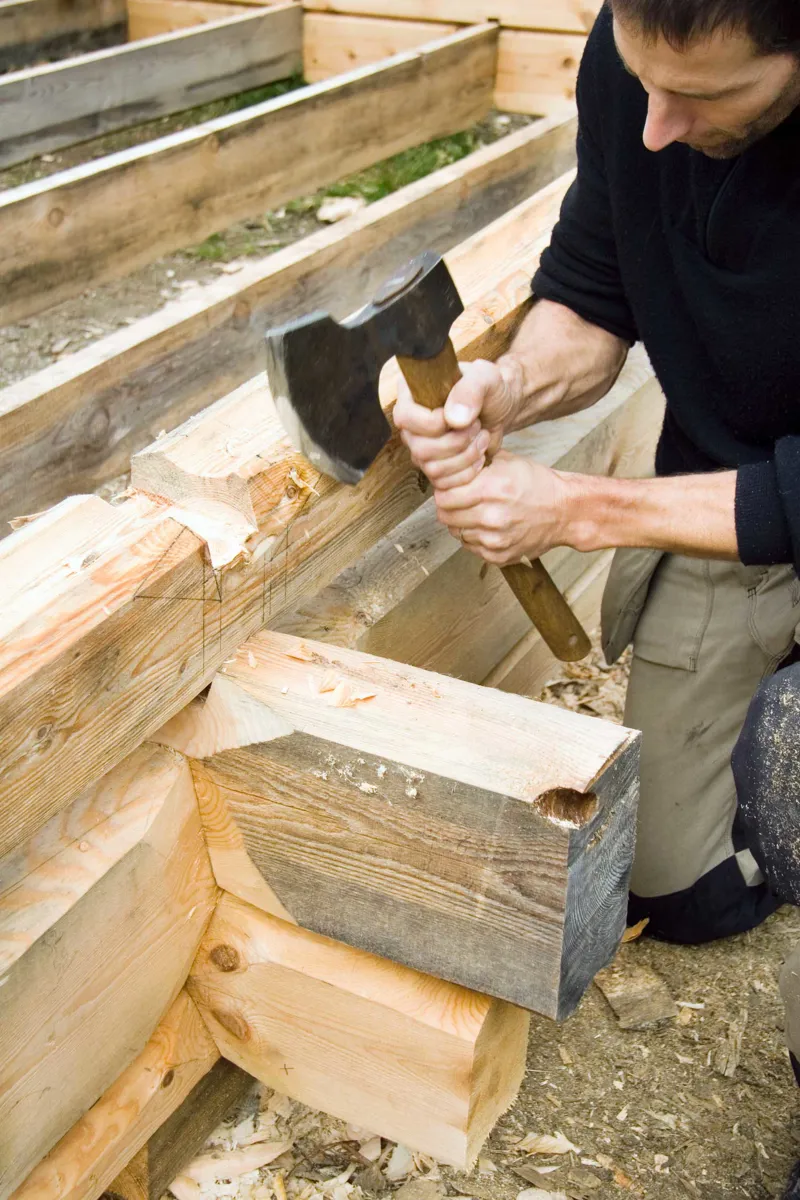 Gransfors Bruks Swedish Broad Axe 4803 RH Bevel Straight handle-1