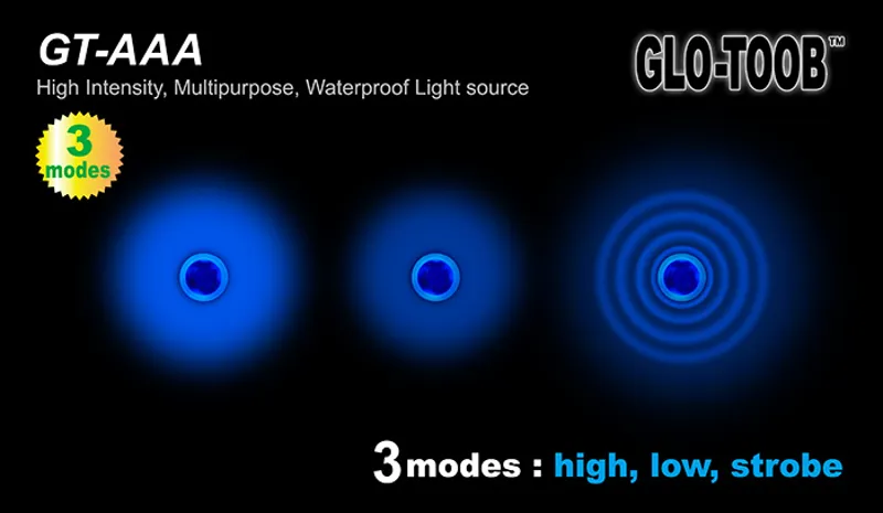 Glo-Toob AAA Battery Powered Light Stick Marker - Blue-7