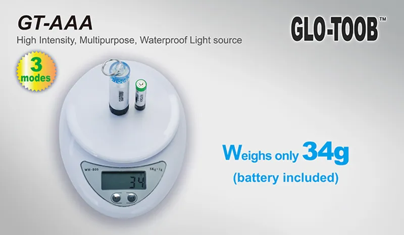 Glo-Toob AAA Battery Powered Light Stick Marker - Green-5