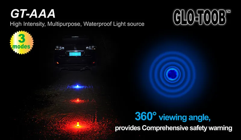 Glo-Toob AAA Battery Powered Light Stick Marker - Blue-5