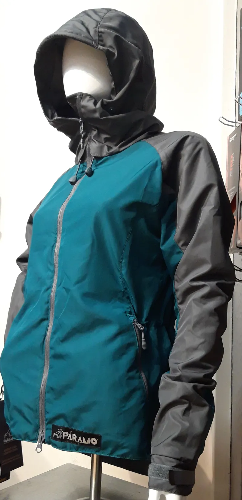 Paramo Women's Caminata Waterproof Jacket - Spruce / Rock Grey-7