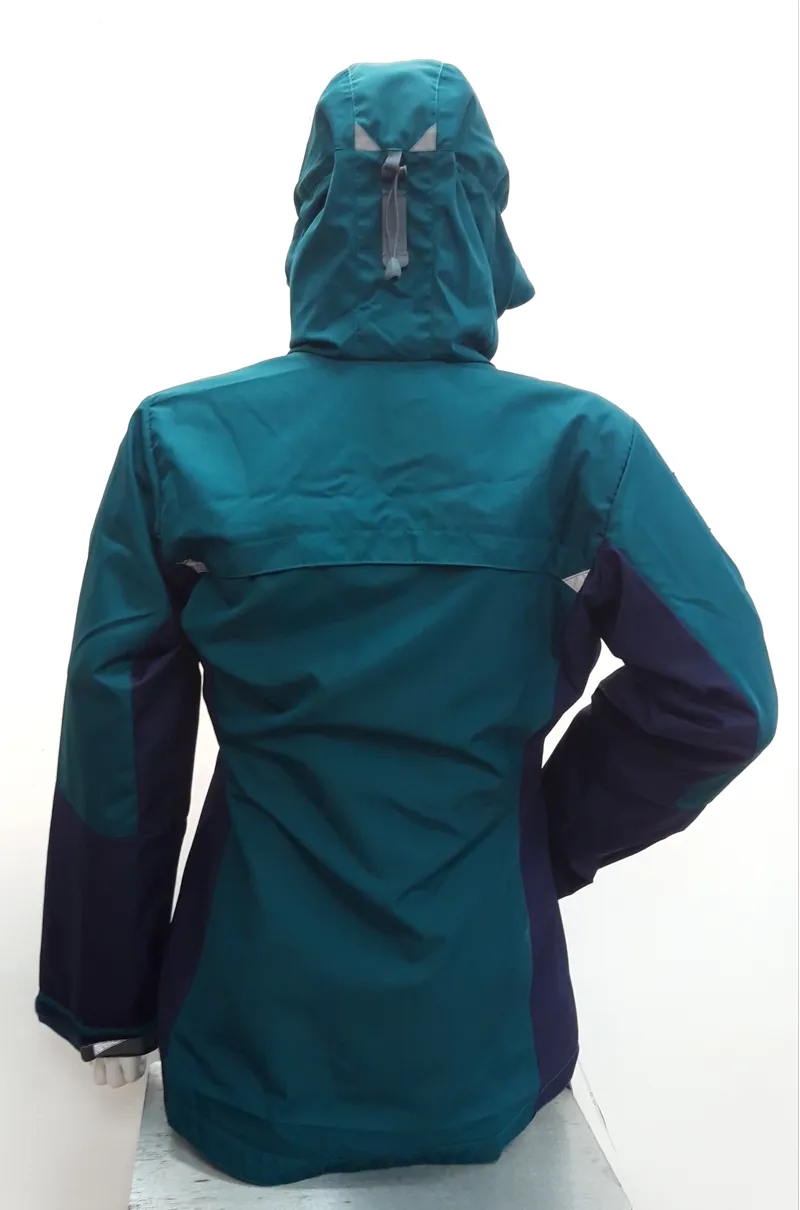 Paramo Womens Bentu Windproof Jacket - Spruce Green / Midnight Blue-3