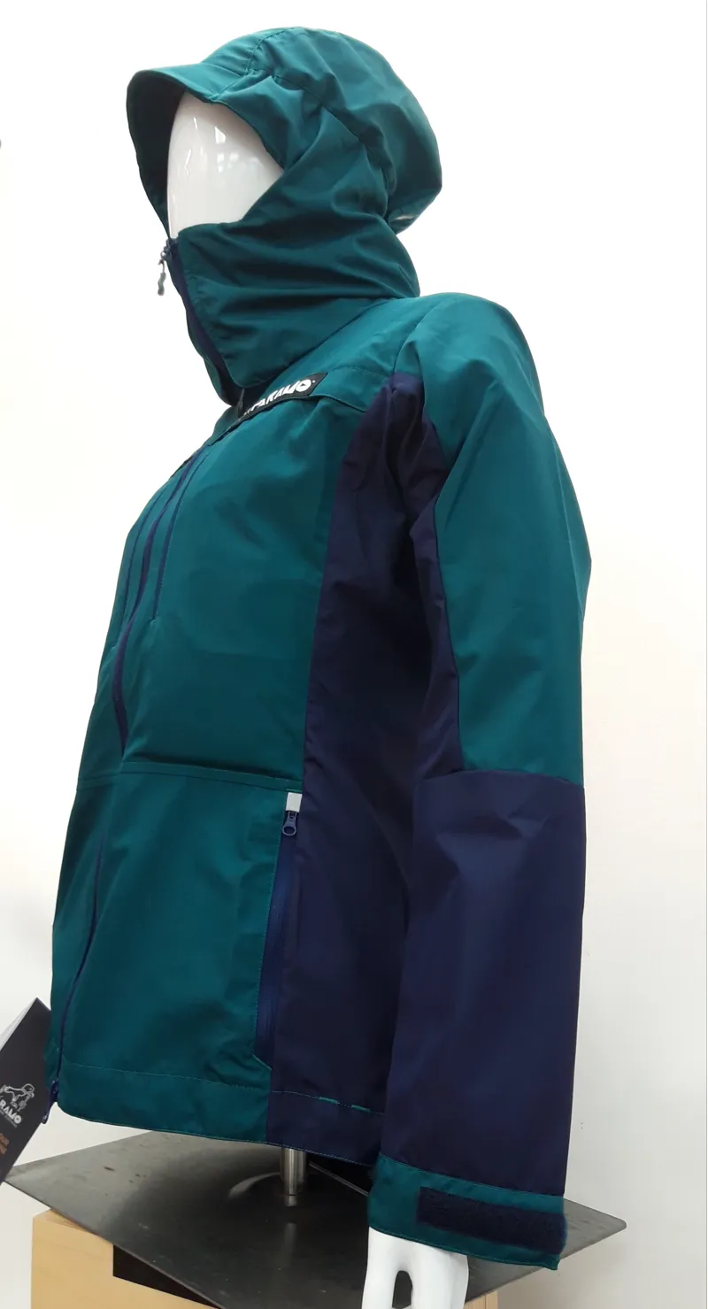 Paramo Womens Bentu Windproof Jacket - Spruce Green / Midnight Blue-2