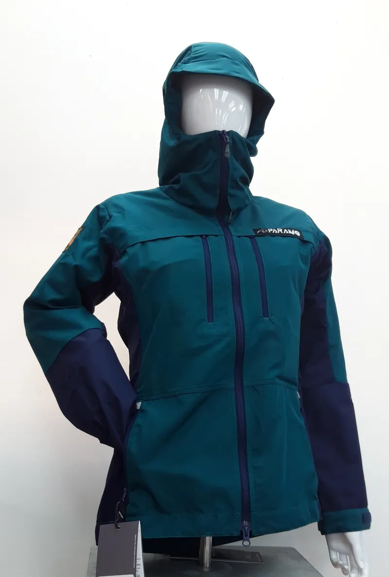 Paramo Womens Bentu Windproof Jacket - Spruce Green / Midnight Blue-1