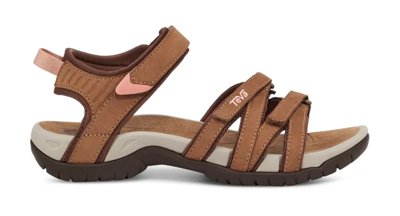 Teva Womens Tirra Leather Sandal - Honey Brown-4