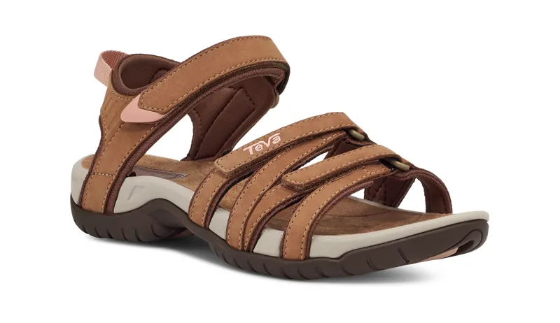 Teva Womens Tirra Leather Sandal - Honey Brown