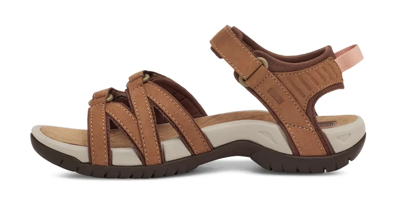 Teva Womens Tirra Leather Sandal - Honey Brown-3