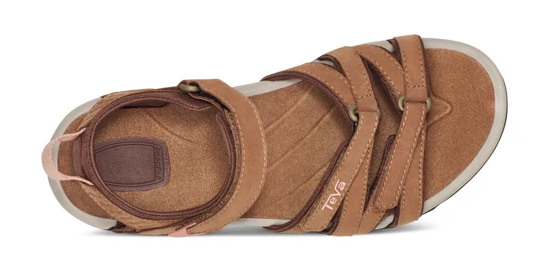 Teva Womens Tirra Leather Sandal - Honey Brown-1