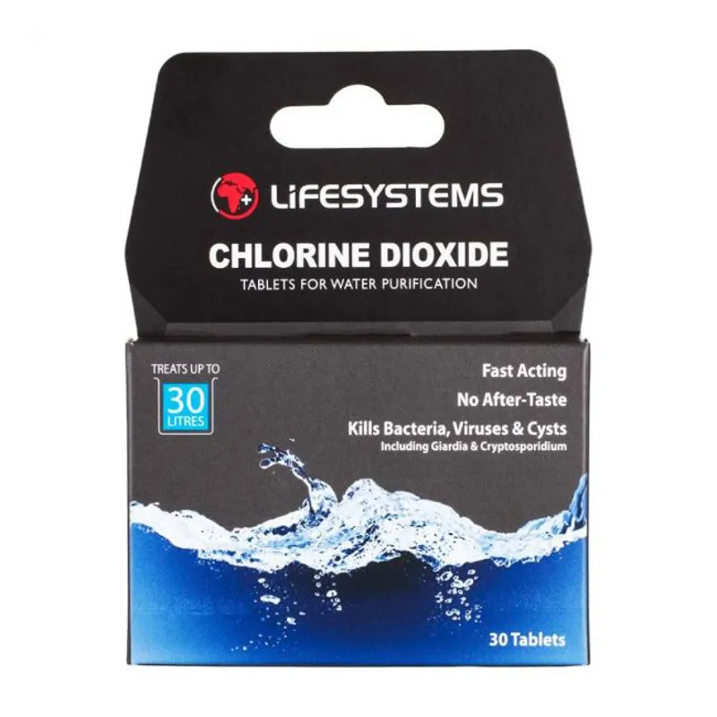 Lifesystems Chlorine Dioxide high strength Water PurificationTablets