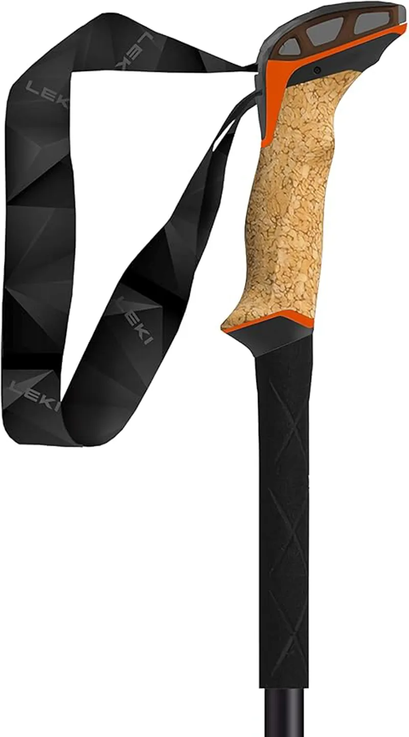 Leki Makalu Cork Lite Orange/Black/Anthracite Trekking poles - pair-1