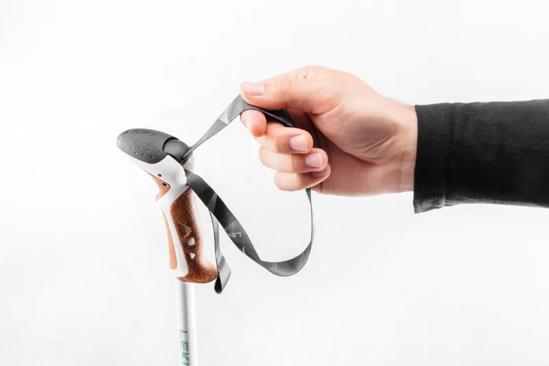 Leki Jannu White/Smoke Green/Silver Walking poles - pair -3