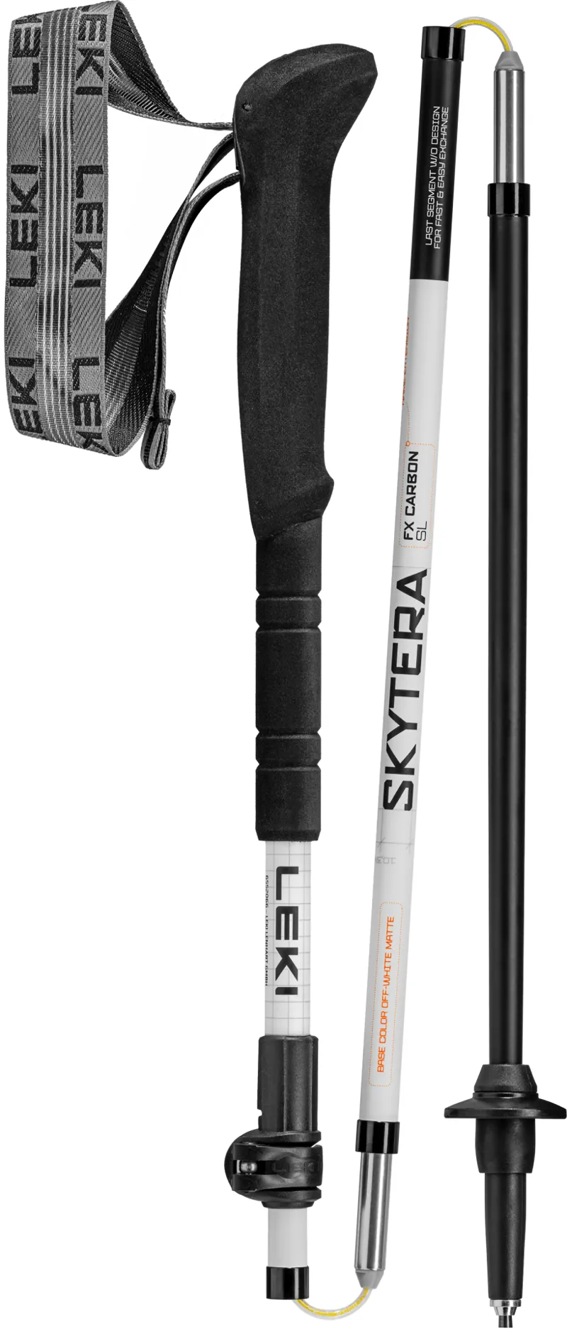 Leki Skytera FX Carbon SL - White/Black/Orange-1