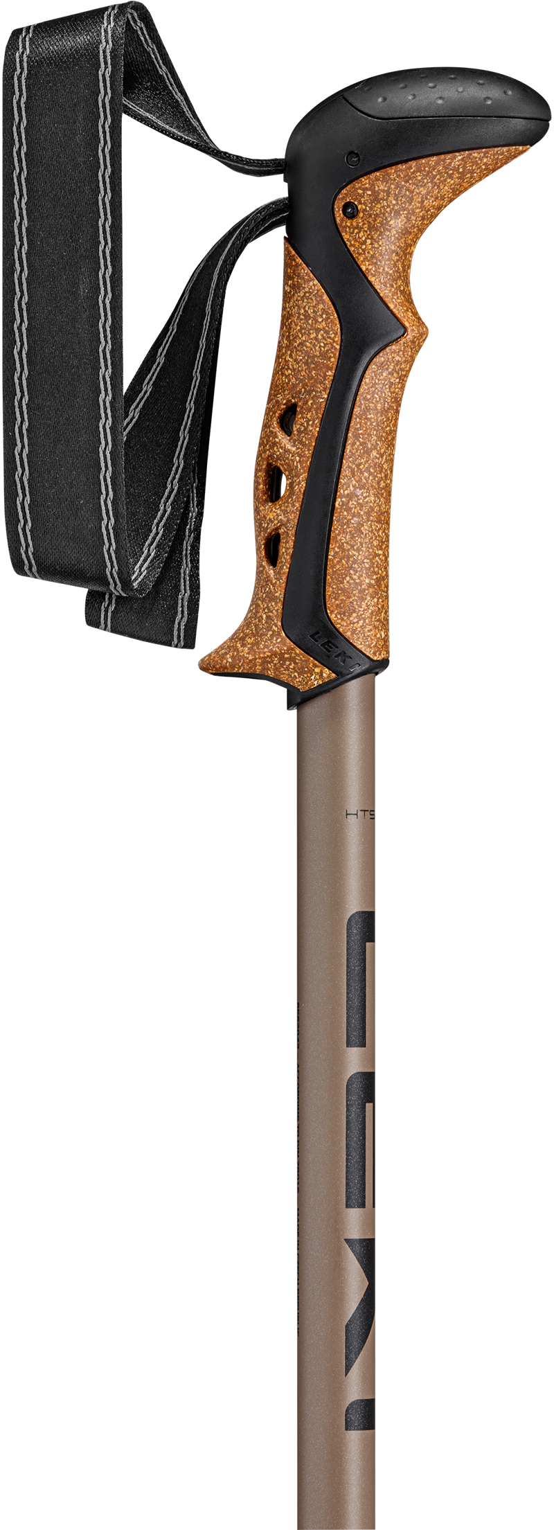 LEKI Unisex Khumbu Trekking Poles Black and Clay-1