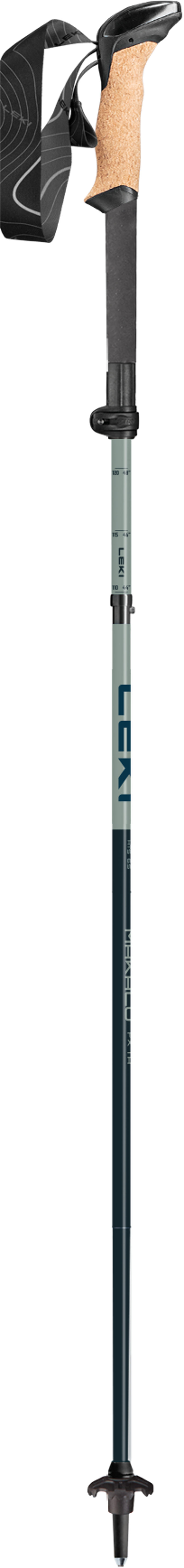 LEKI Unisex Makalu Cork FX TA Trekking Poles Pair Black and Green 100-130cm-2