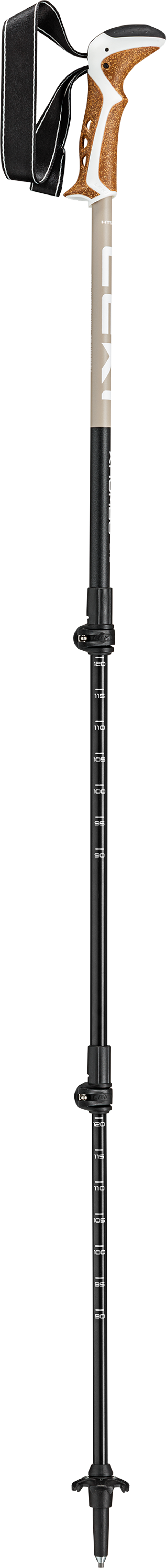 LEKI Unisex Khumbu Lite Compact Trekking Pole Pair  - Pale Clay Light Black White-5