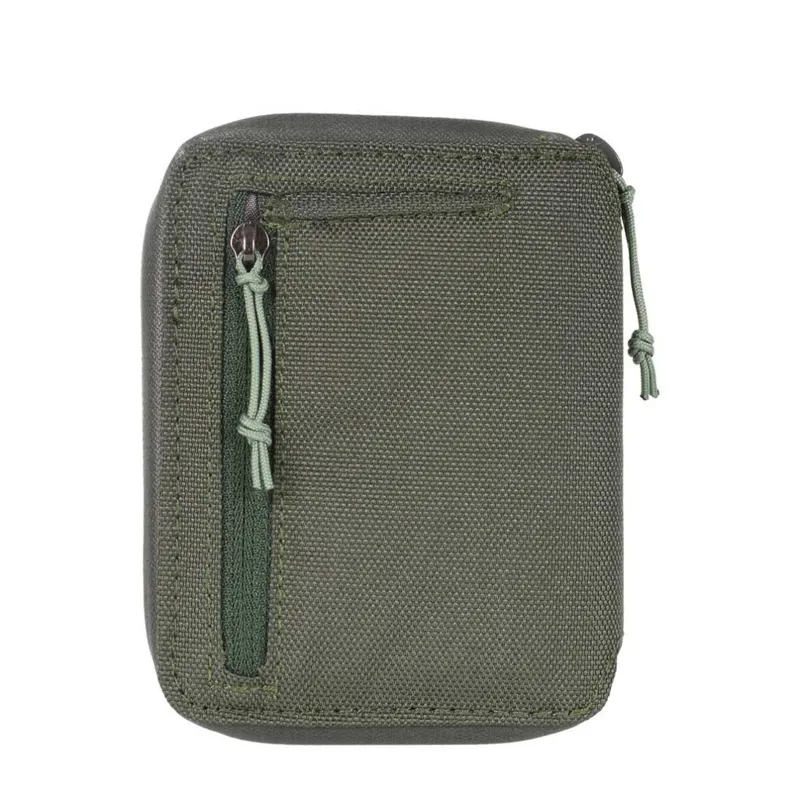 Lifeventure Recycled RFiD Bi-Fold Wallet - Olive-1