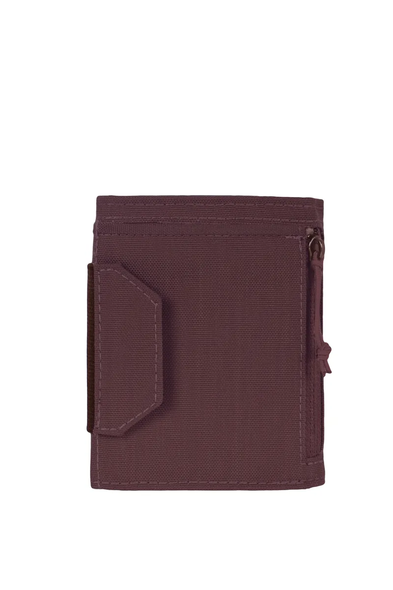 Lifeventure RFiD Recycled Fabric Wallet - Plum-1