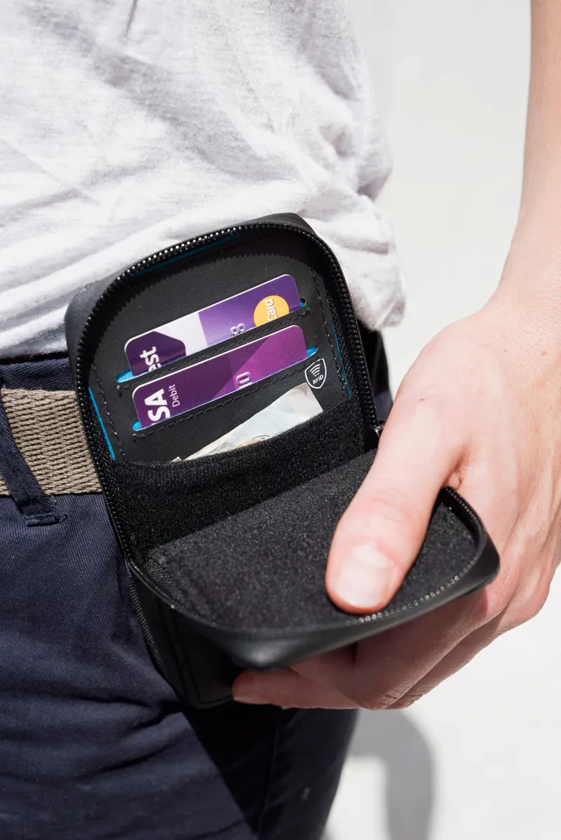 Lifeventure RFiD Recycled Phone and Card Wallet - Dark Grey-3