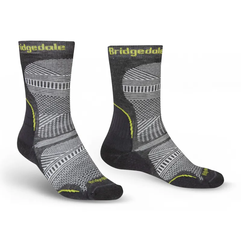 Bridgedale Mens CoolMax Hike Ultralight T2 Socks - Graphite
