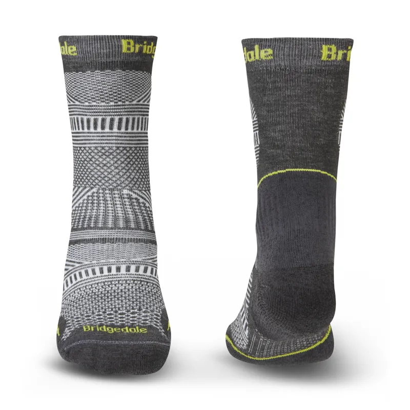 Bridgedale Mens CoolMax Hike Ultralight T2 Socks - Graphite-1