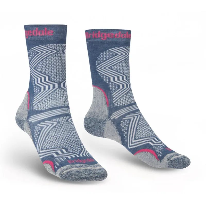 Bridgedale Womens CoolMax Hike Ultralight T2 Socks - Dark Denim