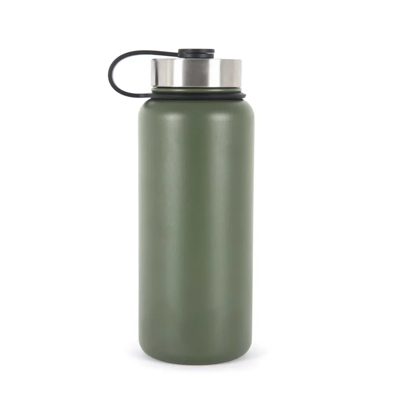 Lifeventure Stainless Steel Vacuum Flask 1 Litre - Khaki-1