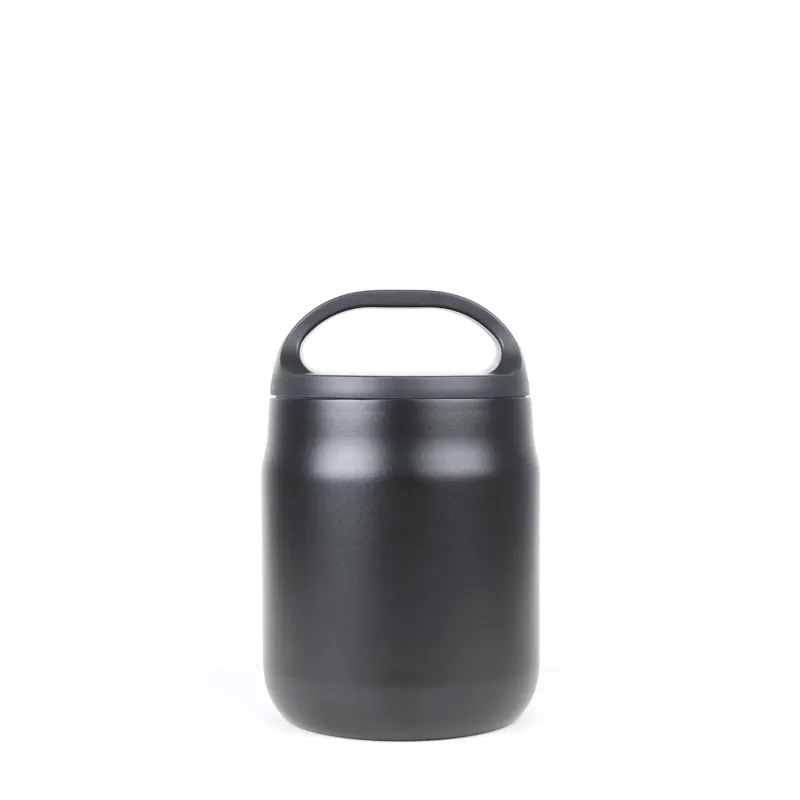 Lifeventure Vacuum Food Flask - 600ml - Black-2