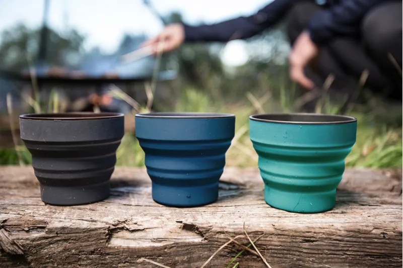 Lifeventure Ellipse Collapsible FlexiMug Cup - Teal-3