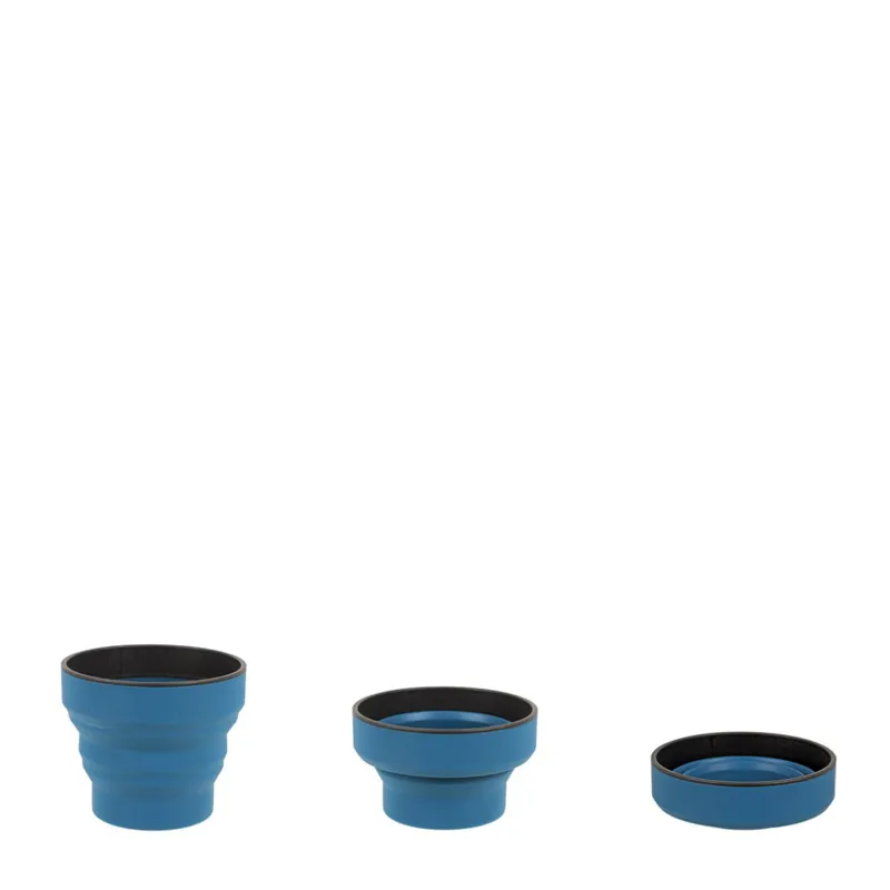 Lifeventure Ellipse Collapsible FlexiMug Cup - Navy Blue-1