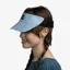 Buff Unisex Visor Ellbe Steel Running Sun Protection White S/M Adjustable Recycled Polyester Breathable Sports Visor Hat